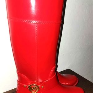 Michael Kors Red Boots